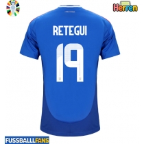 Italien Mateo Retegui #19 Heimtrikot EM 2024 Kurzarm